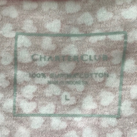 Charter Club Hearts Shirt - Picture 7 of 8